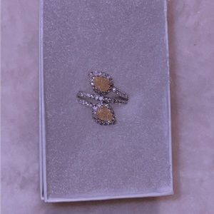 Lab created lemon ice crystal